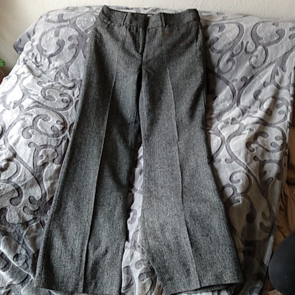 Dalia Collection Grey Wool Pants Size 2